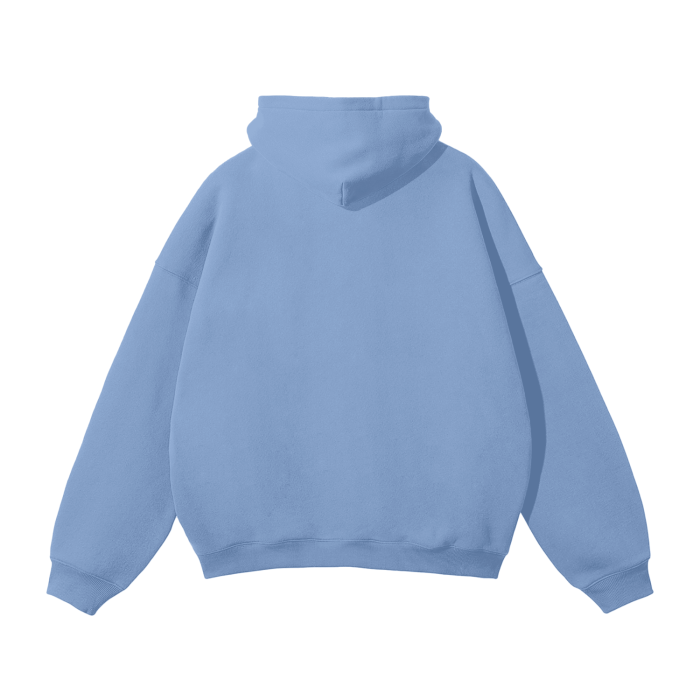 Premium Oversized Heavy Fleece Hoodie with Painted Star Print