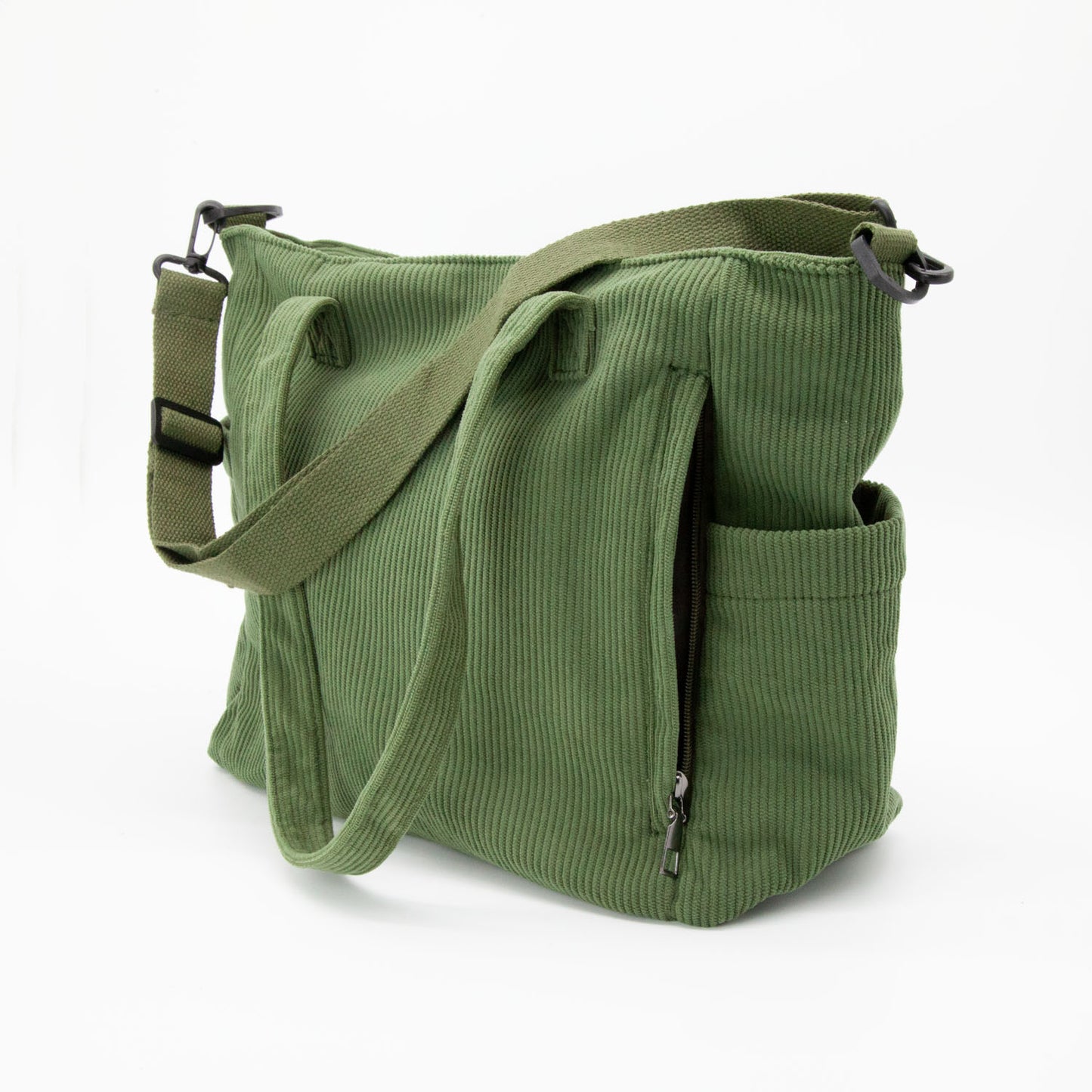 Olive Green Corduroy Messenger Bag Harlow Lloyd