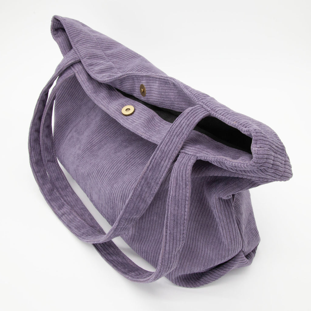 Wadly bag 2024 maxi, lilac/grey corduroy