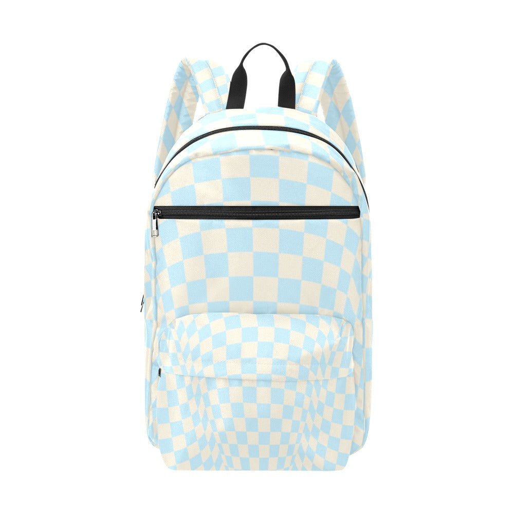 Blue hotsell checkered backpack