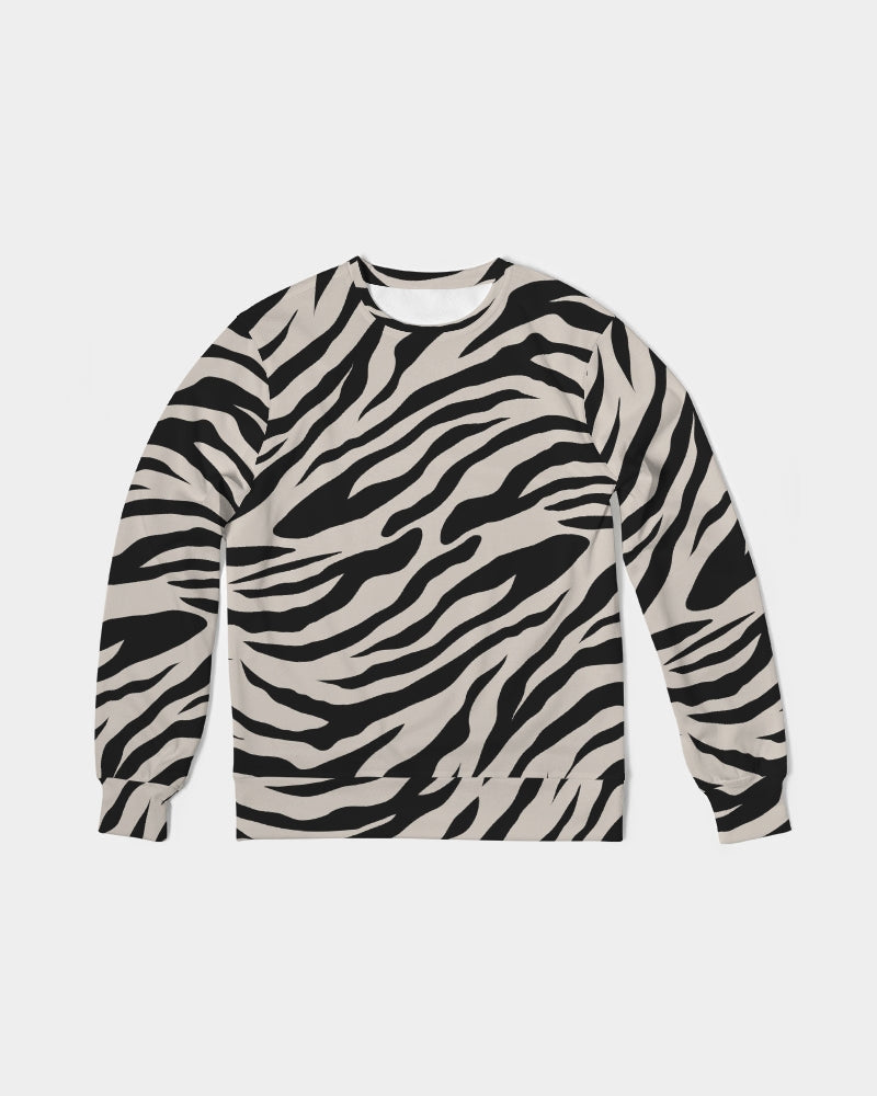 Tiger Sand Men s French Terry Pullover Sweatshirt Harlow Lloyd