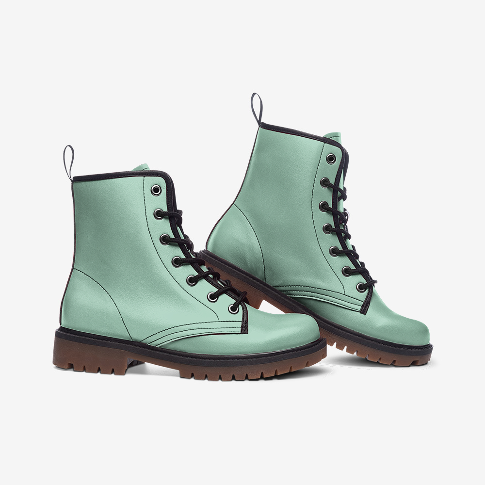 Mint Green Lace Up Boots – Harlow & Lloyd