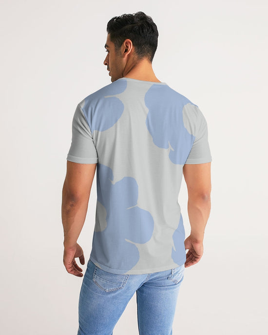 Blue Serenity Flowers Men's T Shirt