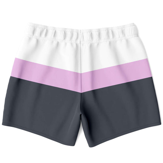 Charcoal Pink Swim Shorts